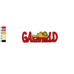 Garfield 02 Embroidery Design